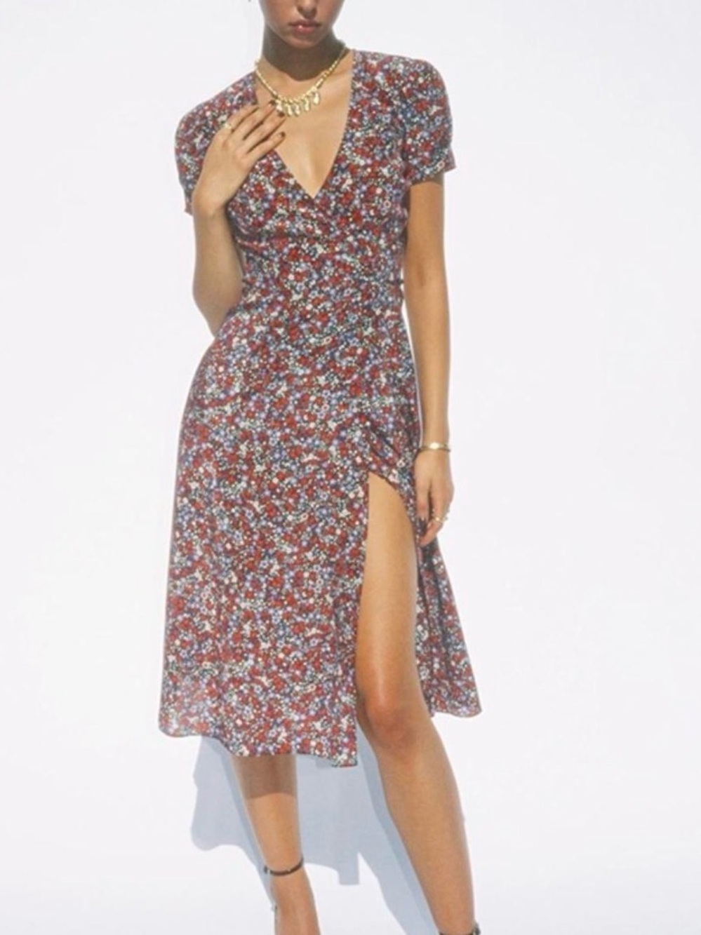 Realisation Par Teale Wrap Dress in Wildflower